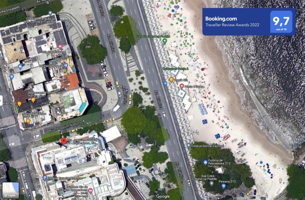 Praia de Copacabana Fantastica! Apartamento Río de Janeiro Exterior foto